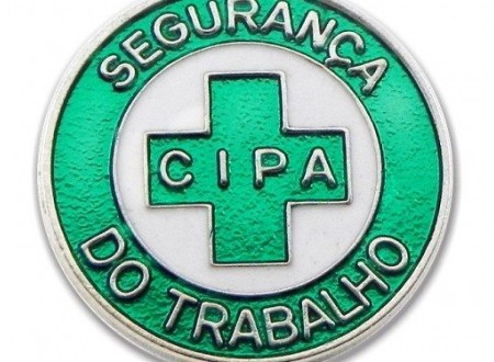 Botton em Metal CIPA SEGURANÇA -PIN CIPA SEGURANÇA